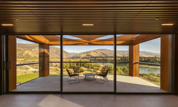 CD2 View Through Cellar Door to Mountains